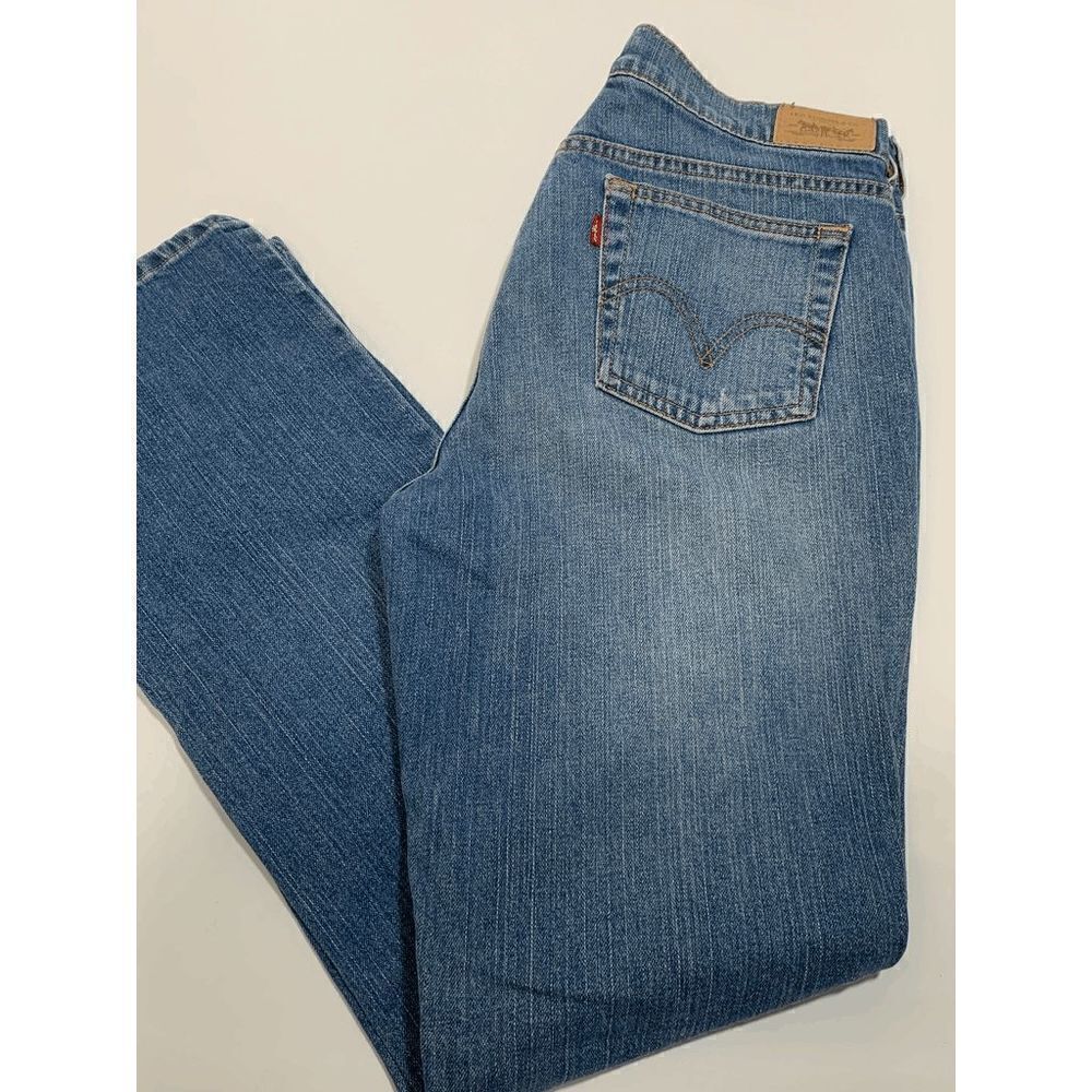 Levi's Womens Denim Pants High Rise Blue Wash Size 10